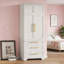 Armoire de cuisine de campagne de 78,2 po de hauteur avec 8 tablettes