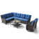 Schutt Wicker 8 - Person Modular Patio Conversation Sets with Cushions