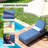 Hayossy 2-Piece Outdoor Chaise Lounge Set With 5" Thick Cushion And Side Table, All-Weather Wicker Patio Recliner-1811699004
