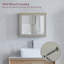 57cm x 47cm Surface Mount Mirror Cabinet-51384343