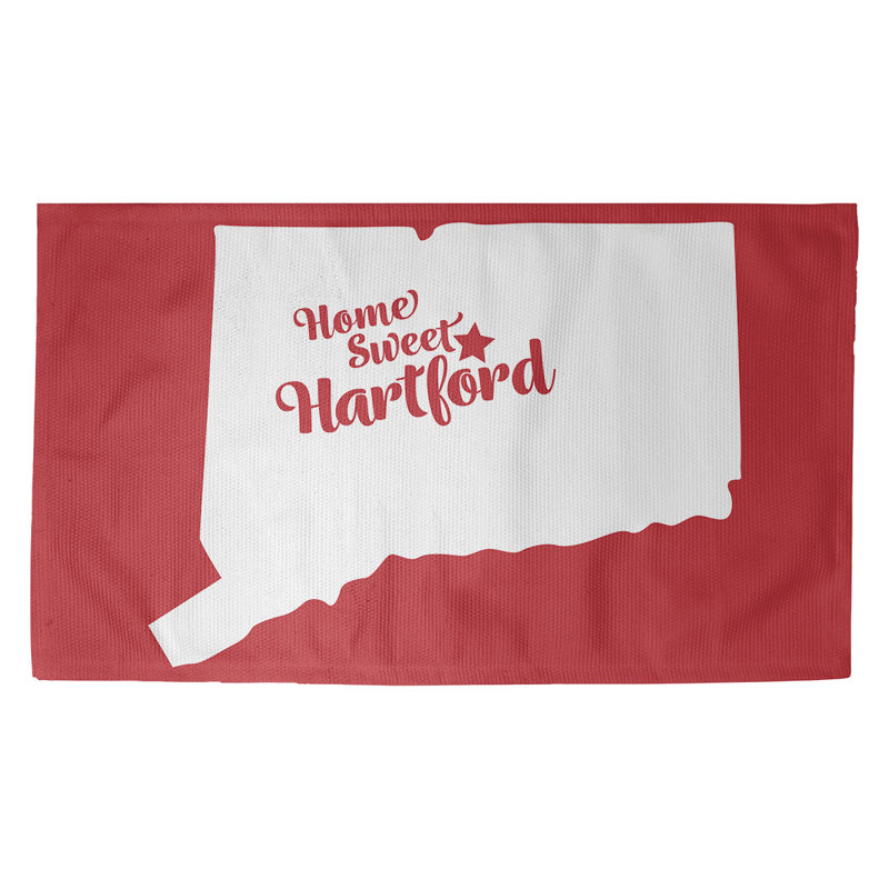 Tapis de zone rouge connecticut hartford, Rectangle 2 pi x 3 pi, Oui