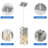 Catine - Pendant Lights Kitchen Island, Adjustable Pendant Light Fixture for Kitchen Island Dinning Room Bedroom-1262089447-1262089446
