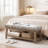 Hahnville 44" W Upholstered Storage Bench-1629825515