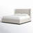Chamblis Upholstered Wingback Bed-89228101-89228100