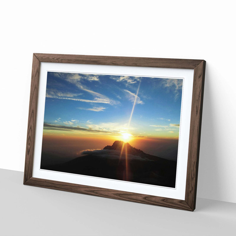 Single Picture Frame Print, Walnut