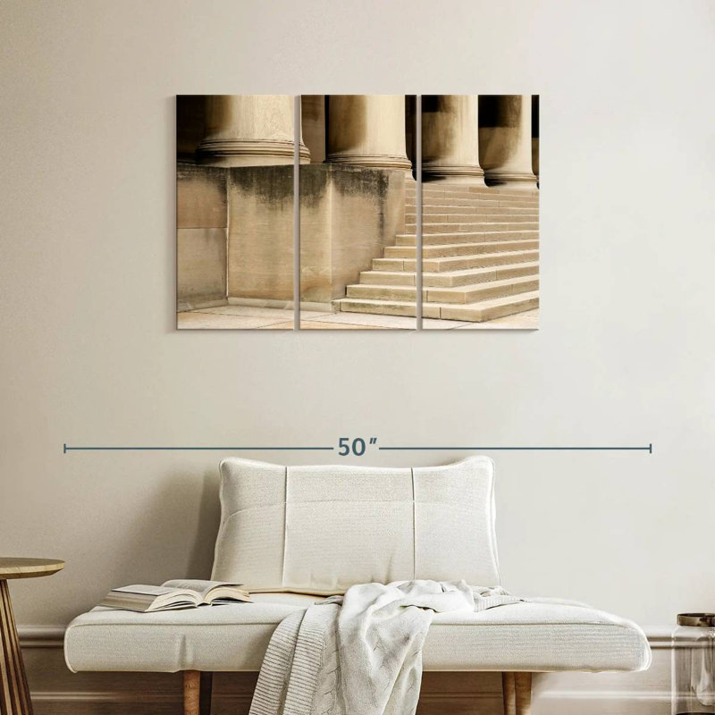 Lilie Columns And Steps, 24" H x 38" W