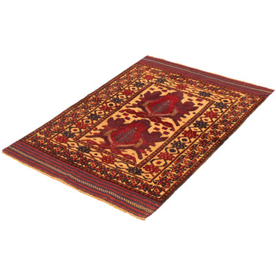 Tapis brun clair 3 pi 11 po x 6 pi Miruna