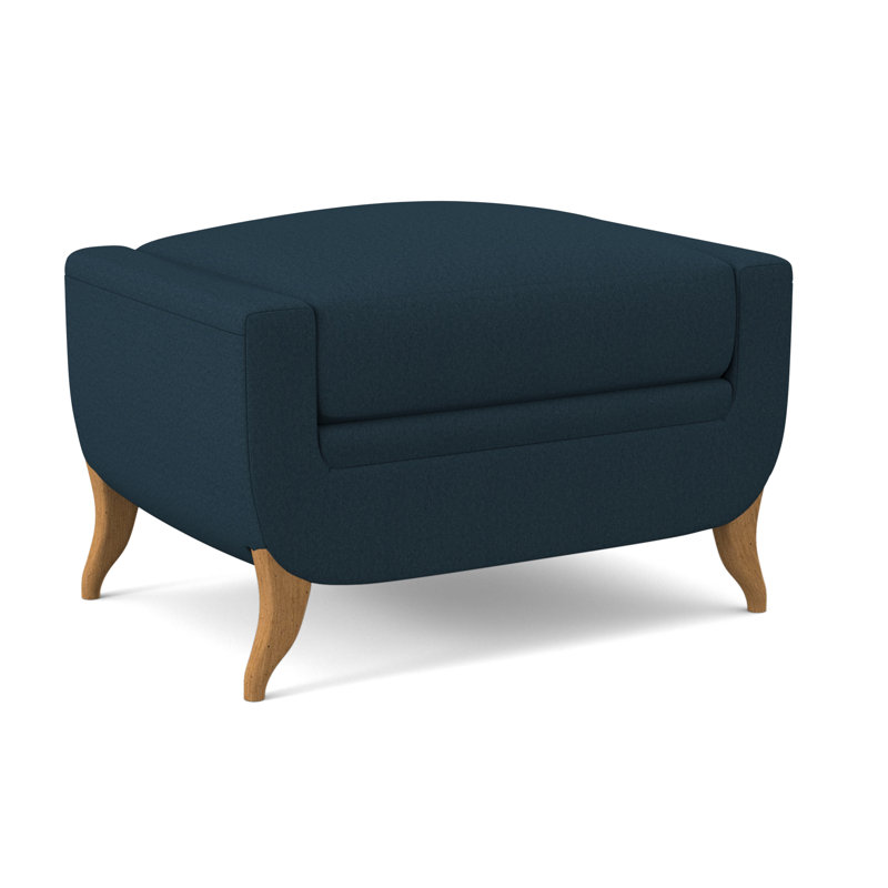Armstrong Upholstered Ottoman, Amber, Margaret Lagoon