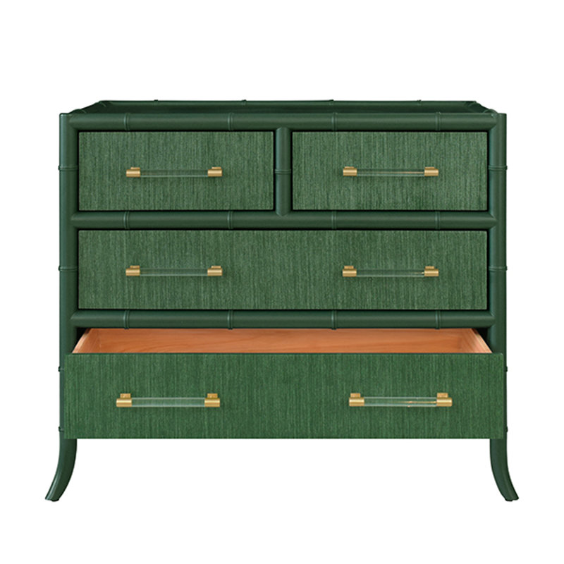 Beckett 4 - Drawer Dresser, Green