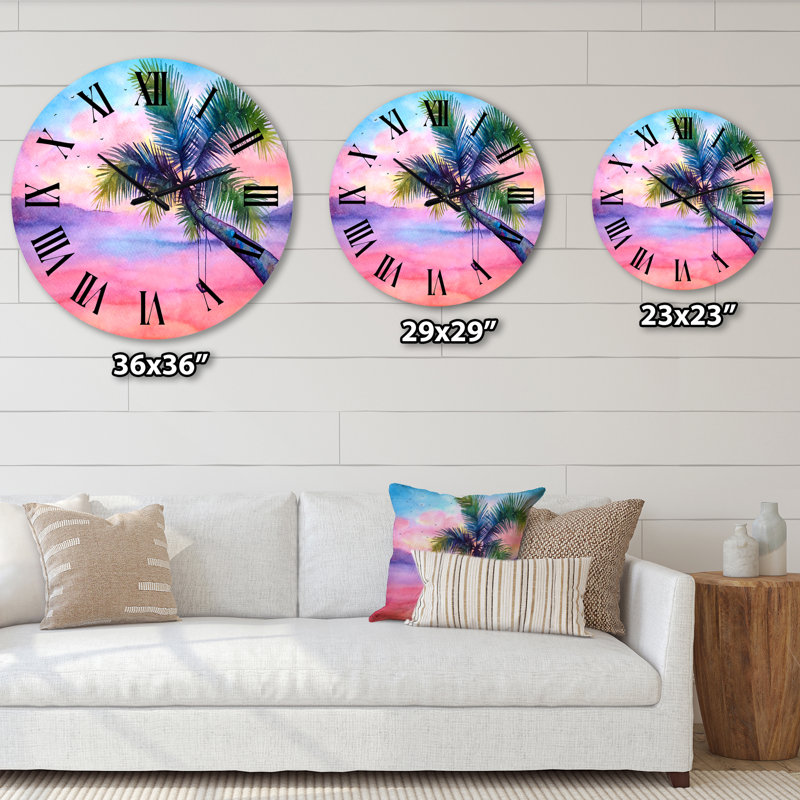 Horloge murale nautique et côtière, Surdimensionné