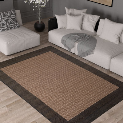 Tapis d'intérieur / extérieur brun Fierce Campo