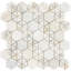 Aspekt Hex Matte Calacatta Mosaic