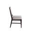 Julius Fabric King Louis Back Side Chair in Ivory Beige/Cerused Ash