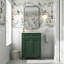 Meuble-lavabo 24 po avec 2 portes et tiroir coulissant, armoire de rangement pour salle de bain avec lavabo, portes à fermeture en douceur avec organisateurs-348103722