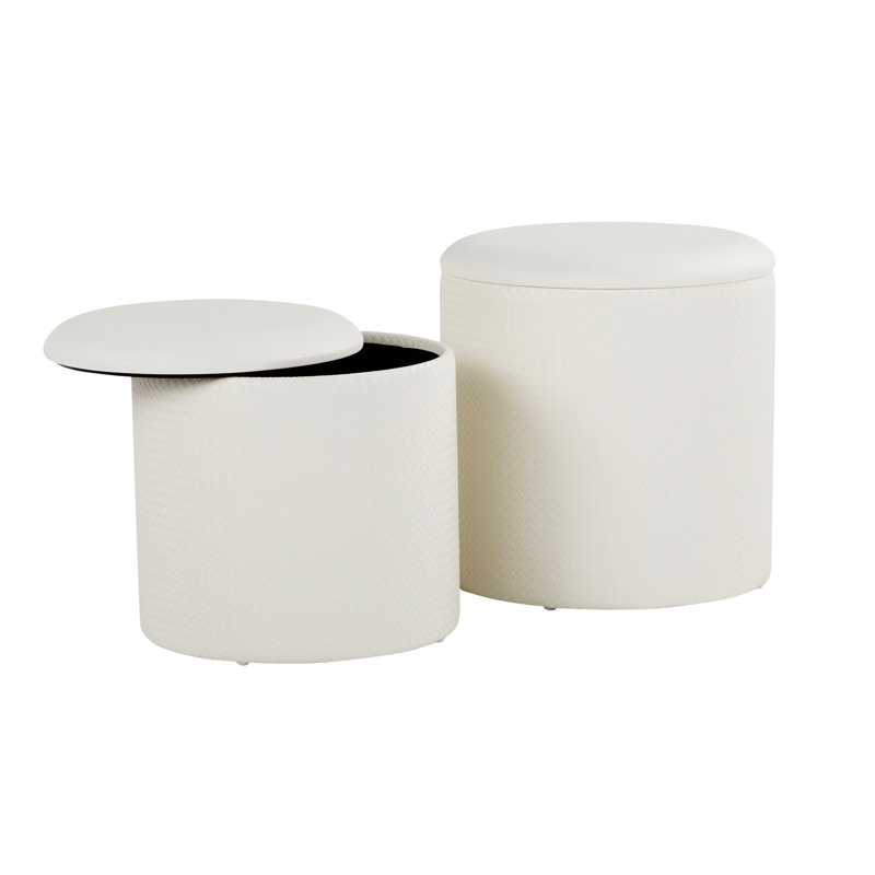 Repose-pieds Daymeon, Polyester crème