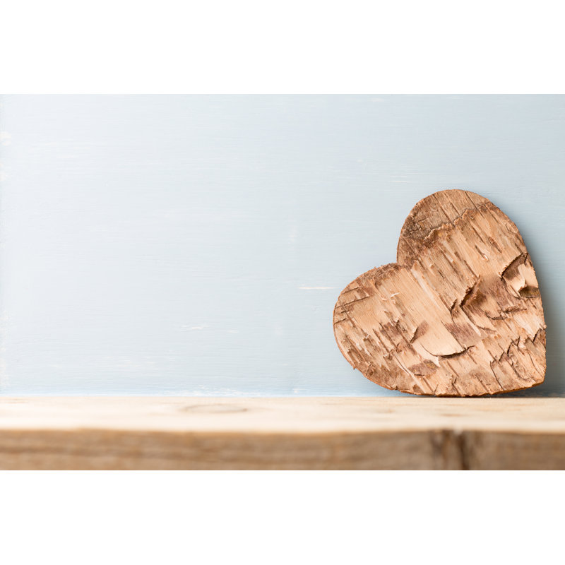 Heart. by Gitusik - Wrapped Canvas Print, 30cm H x 46cm W