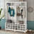 Hall Tree 60'' Wide with Bench and Shoe Storage-1982507495
