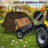 44 In Tow Behind Lawn Sweeper, 26 Cu.ft. Large Yard Sweeper, Adjustable Sweeping Height, Heavy Duty Leaf & Grass Collector With Dumping Rope, Pull Behind Sweepers For Debris Grass Clippings