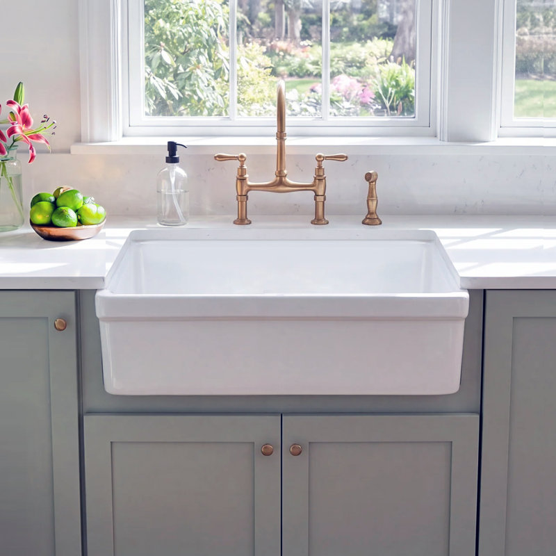 Cape 29.5'' L Single Basin Kitchen Sink