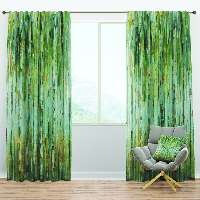 Rideau simple Birch Forest II, l 52 po x L 108 po