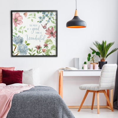 Too Much Of A Good Thing Framed Giclee, design by Nan