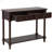 TREXM Daisy Series Console Table Traditional Design With Two Drawers And Bottom Shelf-1045295177