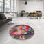 Tapis bleu / orange-1818287248