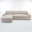 Essex 2-Piece 118" Upholstered Sectional-68934101-68934100