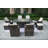 8 - Person Wicker Patio Dining Set with Rectangular Table , Cushions Included