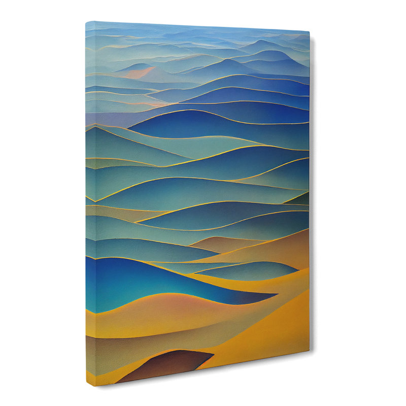 Ocean Sea Waves Abstract Vol.2 - Wrapped Canvas, 50cm H x 35cm W x 3cm D