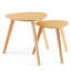 Solid Wood Side Table Set