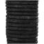 Grande sculpture en polystone noire avec silhouette nervurée et corps scintillant-667681140
