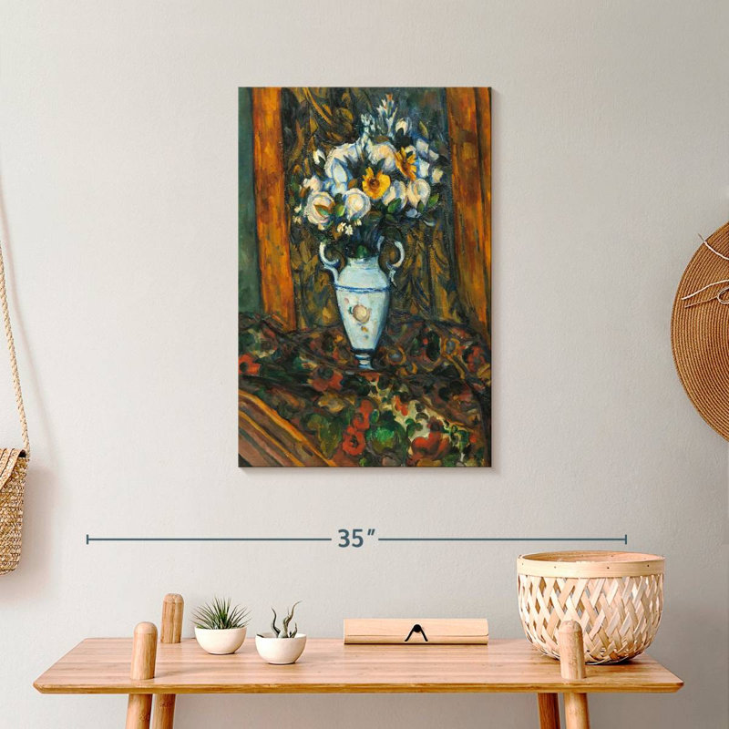 Vase de fleurs 1900-1903, H 24 po x l 16 po