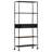 Avianne Bookshelf Bookcase Standing Shelves Rough Mango Wood and Coated Iron-790994956