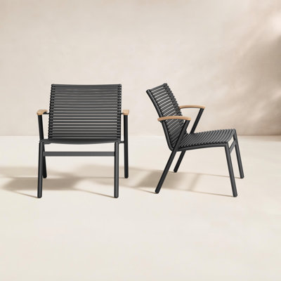 Tempo Teak Patio Lounge Chair