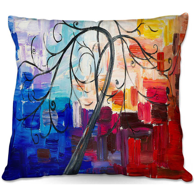  Coussin Couch Color Tree VII, 18 po x 18 po
