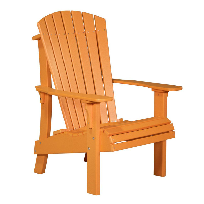 Chaise adirondack en plastique royal Zussen, Orange