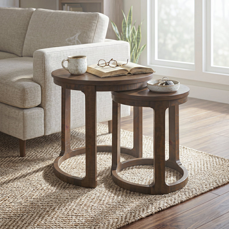 Table de bout Hazel, Espresso vieilli