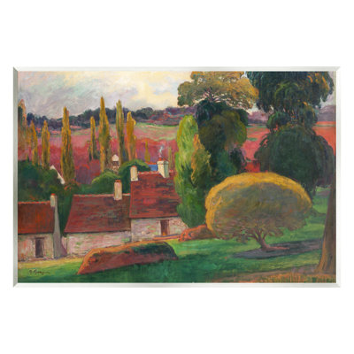 " A Farm In Brittany Gauguin Classic " by Paul Gauguin