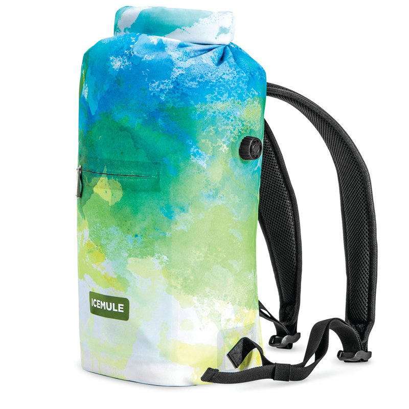 IceMule Coolers 9.5 Quarts Backpack Cooler, Green/Yellow