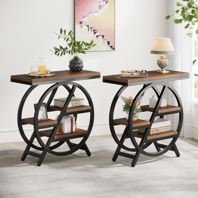 End Table, Brown, Brown/Black