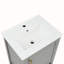 Meuble-lavabo simple avec comptoir Wilcoxen-584282289