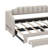 Twin XL Size Daybed With Built-In Storage & Pull-Out Trundle, Upholstered Expandable Daybed Equipped With LED Lighting-660278782
