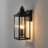 2-light Outdoor Wall Lantern with Clear Glass