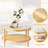 31.5In. Patio Wooden Side Table-1600986227