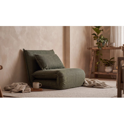 Single Green Futon Chair