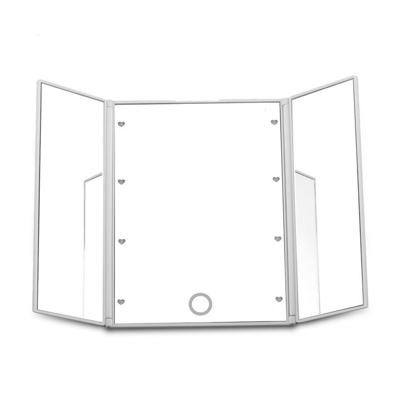 Dreadnaught Flat Mirror, White
