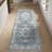 Purrier Chenille Mashine Washable Vintage Indoor Arae Rug with Non-Slip Backing for Bedroom Living Room Kitchen Entryway-477559863
