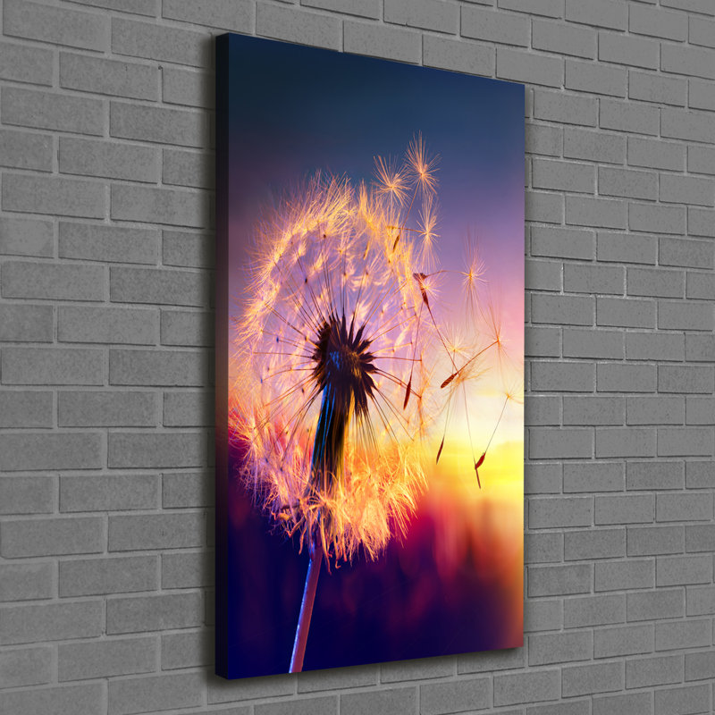 Dandelion - Wrapped Canvas Print, 120cm H x 60cm W