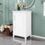 Meuble-lavabo de 20 po avec lavabo, meuble-lavabo en bois massif avec supports de porte et porte à fermeture en douceur-1429654349